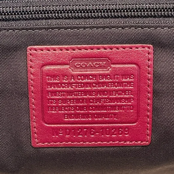COACH Legacy Colorblock Ocelot Haircalf Flap Carryall in Aubergine/Multi - NWT!